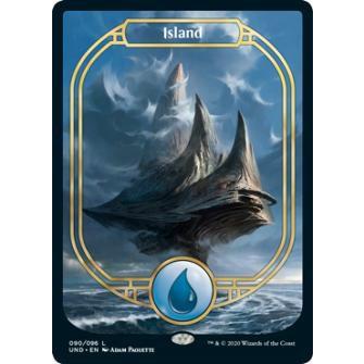 マジックザギャザリング MTG UND EN 090 島 (英語版 基本土地 