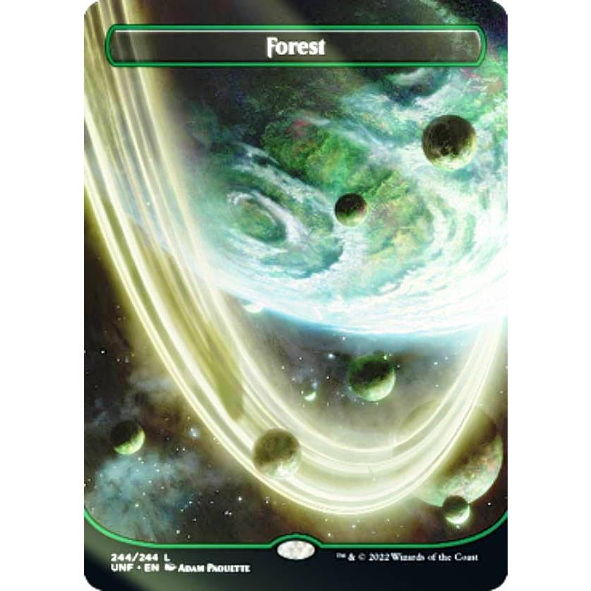 FOIL】マジックザギャザリング UNF EN 244 Forest (英語版 コモン