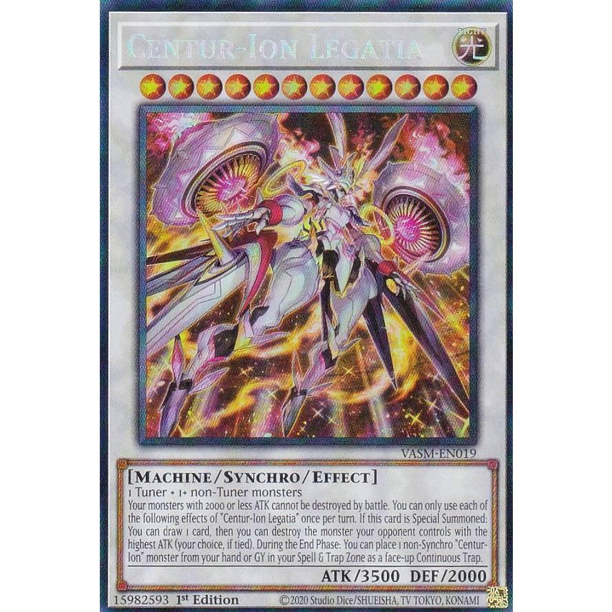遊戯王 VASM-EN019 騎士皇レガーティア (英語版 1st Edition 