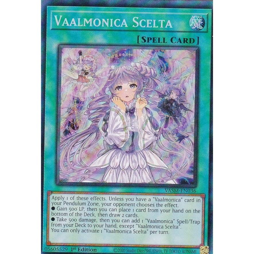 遊戯王 VASM-EN036 ヴァルモニカ・シェルタ (英語版 1st Edition 