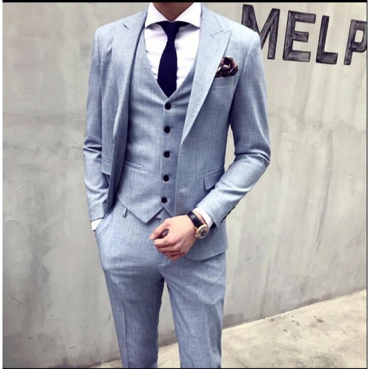 日本産 メンズスーツ フォーマル セットアップ タキシード ジャケット ベスト パンツ スリーピース 3点セットネイビー 無地 3色 結婚式 二次会 人気ブランド Camaramunicipalsrj Mg Gov Br