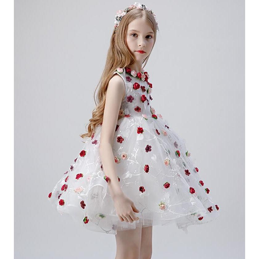 ピアノ発表会 子供 ドレス 女の子 ワンピース ノースリーブ キッズドレス フォーマル 100 160cm チュール お洒落 お姫様 ワンピースドレス 入学式 卒業式 Shpola Otg Gov Ua