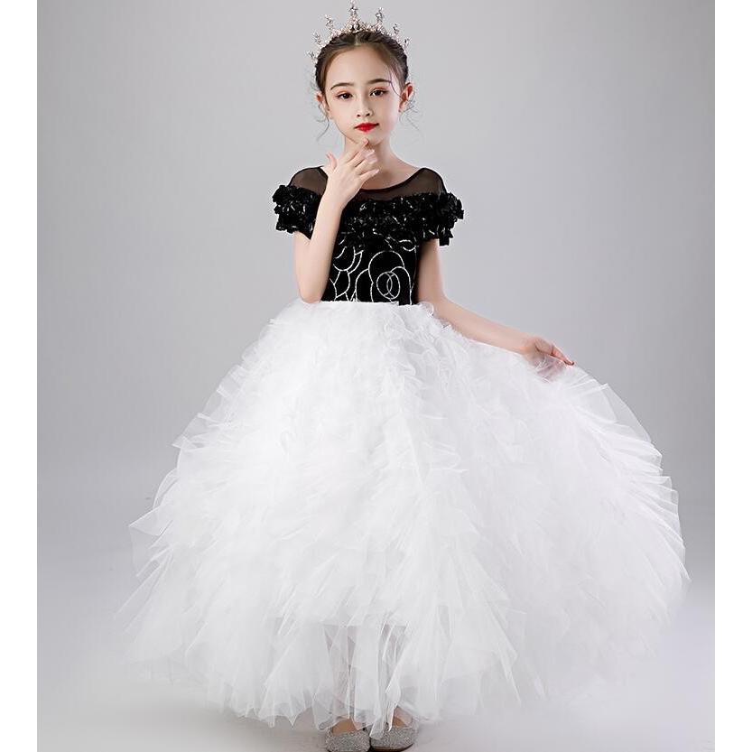 ピアノ発表会 子供 ドレス 女の子 ワンピース 半袖 キッズドレス フォーマル 100 160cm チュール お洒落 お姫様 ワンピースドレス 入学式 卒業式 Www Nlqp Com