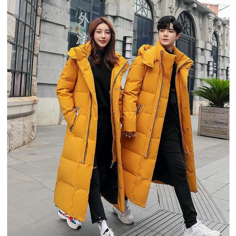 セール ダウンコート メンズ ロングコート 男女兼用 ダウンジャケット レディース フード付き お揃い ペアルック 大きいサイズ 韓国風 秋冬 暖かい 可愛い Leadlife 通販 Yahoo ショッピング