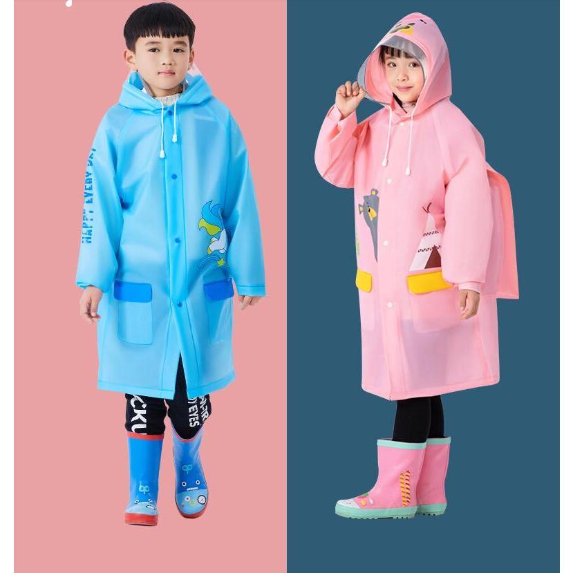 レインコート キッズ 女の子 男の子 ランドセル対応 合羽 カッパ 雨具 小学生 撥水加工 こども 子供
