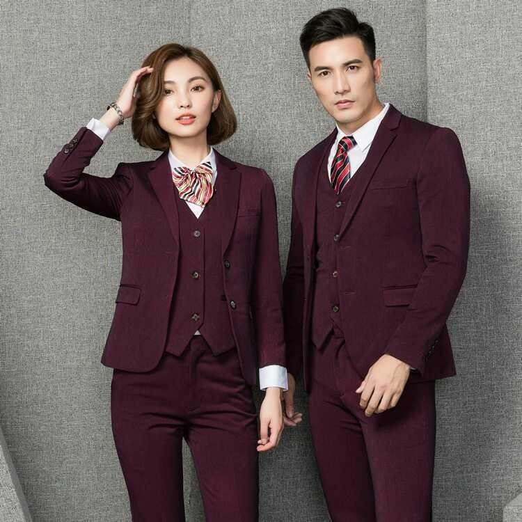 2つボタン ジャケット ブレザー レディース メンズ スーツ 3点セット リクルートスーツ オールシーズン用 Pymr Go Th