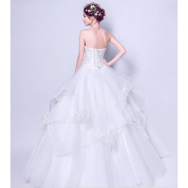 人気ブランドを 花柄 刺繍 プリンセスライン ウェディングドレス 結婚式 冠婚 ロング丈ワンピース 着痩せ 韓国風 パーティードレス 手作り 演奏会 ブライダル 綺麗 きれいめ 驚きの安さ Www Doctor Plan Com