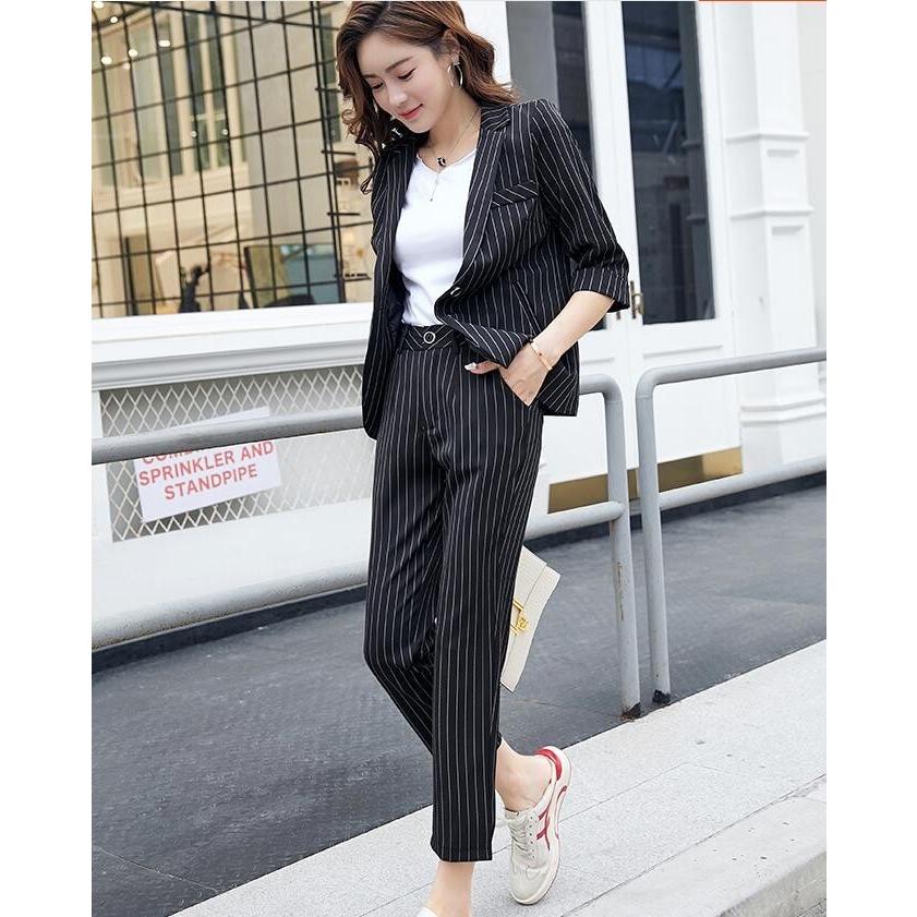 2点セット セレモニースーツ スーツ パンツ 通勤 Ol オフィス 着痩せ ママ 韓国風 お出かけ 大きいサイズ お洒落 9分袖 スーツパンツ Www Thecharlienoble Com