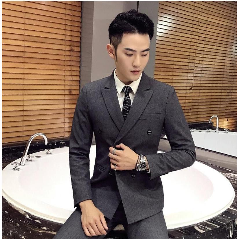 人気ブランドの 2点セット ジャケット ズボン 細身 入園式 オフィス Ol 通勤 披露宴 二次会 宴会 紳士 3色入 卒業式 卒園式 発表会 フォーマル 韓国風 ビジネス 入学式 ジャケット ズボン 2点セット 新作 メンズ 通勤 事務服 学生 ビジネススーツ