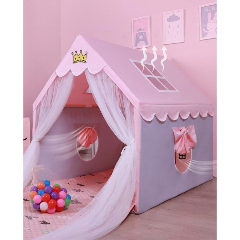 キッズテント 子供テント プリンセステント ままごと 大きなスペース プレイテント 睡眠テント 折りたたみ おもちゃ ゲームハウス 秘密基地 男の子女の子 テント Giz39 1 Leadlife 通販 Yahoo ショッピング