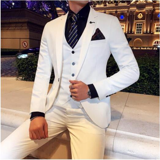 激安の スリーピース 結婚式 紳士服 通勤 スリムスーツ 大きいサイズ 二次会 ビジネススーツ 就職活動 フォーマルスーツ 白 メンズ 無地 黒 高級感タキシード 期間限定特価 Alburhan In