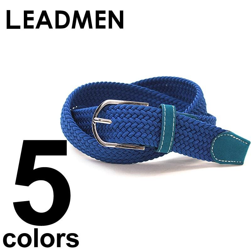 ベルト メンズ  メッシュベルト 編みこみ メンズベルト メンズファッション 通販｜leadmen