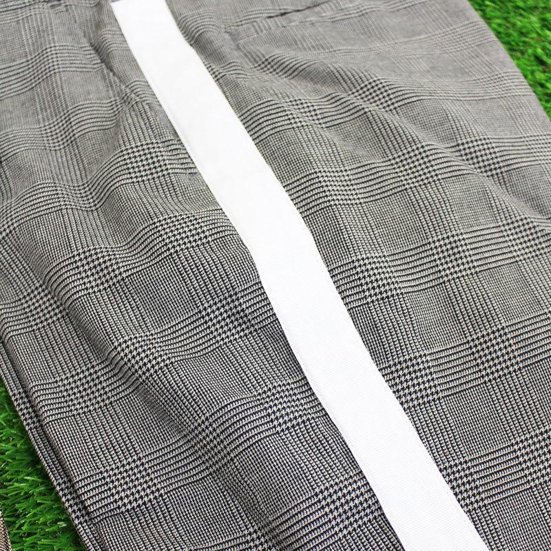 ゴルフパンツ ゴルフウェア メンズ グレンチェック柄 スラックス