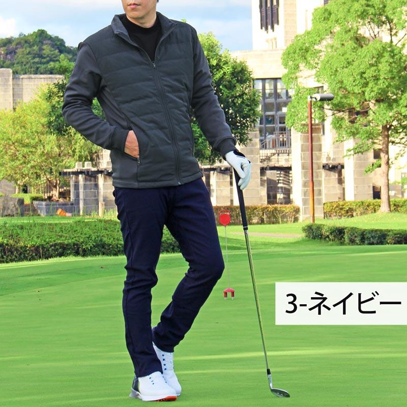 ゴルフパンツ メンズ 裏起毛 暖か チノパン スキニーパンツ あったか