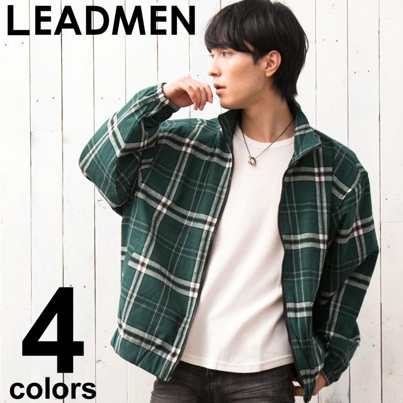 スウィングトップ メンズ オーバーサイズ ワイドシルエット ビッグ タータンチェック柄 ジャンバー ブルゾン コーチジャケット スタジャン Jkt 131 Lead メンズファッション通販 Leadmen 通販 Yahoo ショッピング