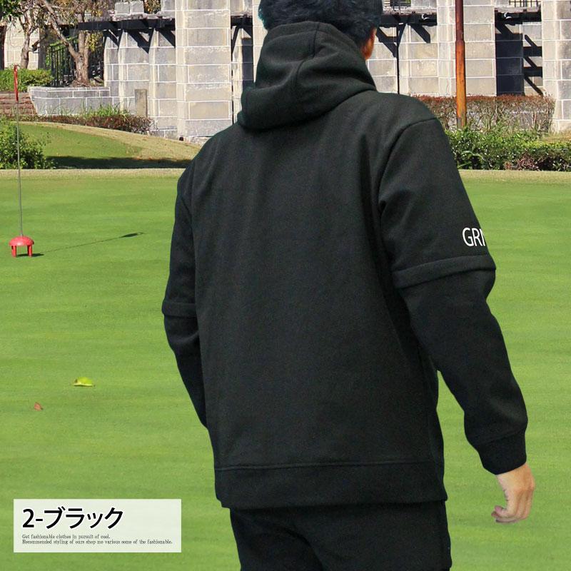 ゴルフジャケット メンズ ゴルフウェア スニードジャック フード