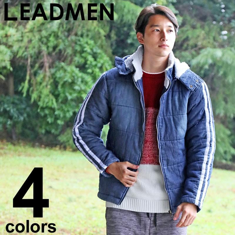 メンズ中綿ジャケット メンズデニムジャケット 衿裏ボア フード脱着式 2way 軽量 ライン入り 綿100 Usedウォッシュ Jkt 44 Lead メンズファッション通販 Leadmen 通販 Yahoo ショッピング