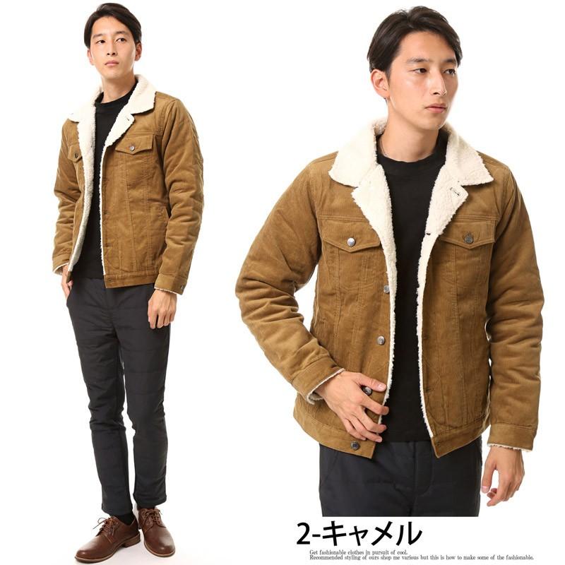 ボアジャケット メンズ Gジャン 裏ボア 中綿ジャケット アウター ブルゾン ジャンパー コーデュロイ ショート丈 綿100 秋冬 Jkt 73 Lead メンズファッション通販 Leadmen 通販 Yahoo ショッピング