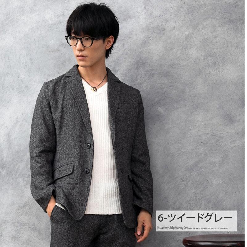 テーラードジャケット メンズ メルトンウール 無地 柄 グレンチェック ツイード 秋冬新作 Jkt 81 Lead メンズファッション通販 Leadmen 通販 Yahoo ショッピング