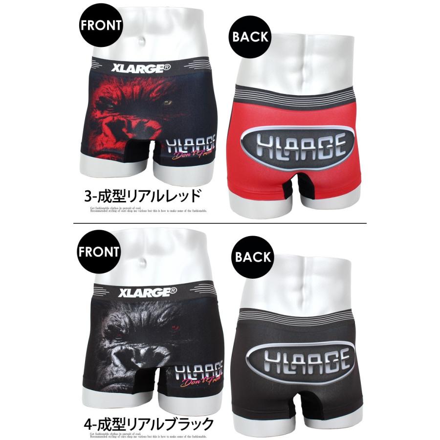 メンズボクサーパンツ X-Large エクストララージ シームレス ローライズ 男性用下着 水着インナー メンズインナー エステル素材 ストレッチ素材 総柄｜leadmen｜18