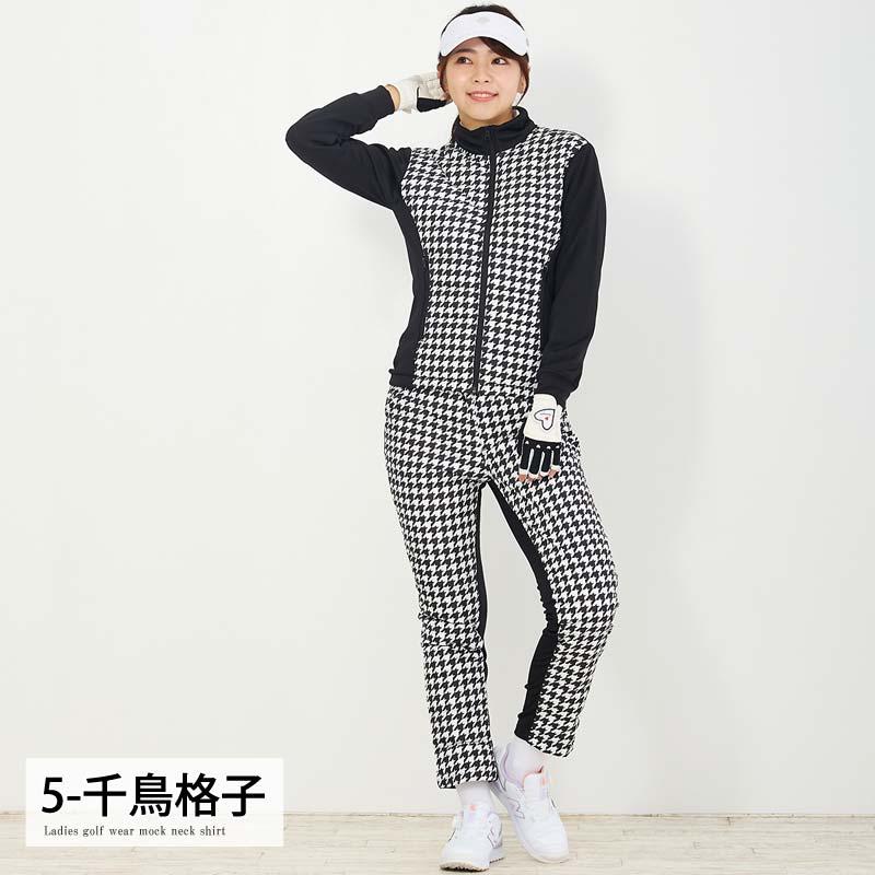 ゴルフウェア レディース ダウン上下セットアップ ダウンジャケット