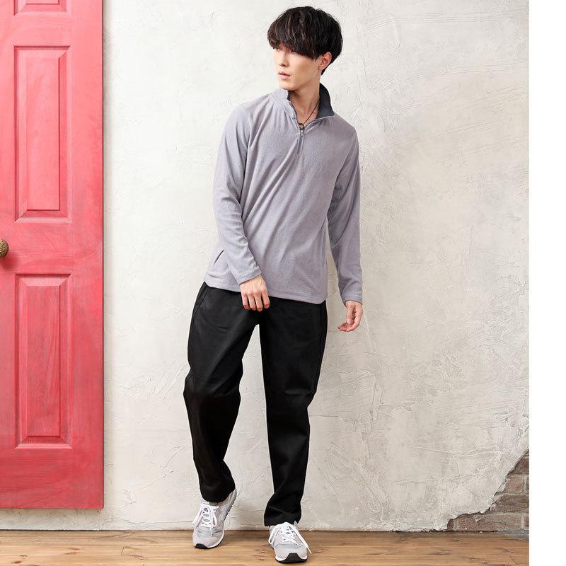 フリース メンズ トレーナー 暖あったか 無地 ハーフジップ ニット セーター トップス 秋冬 N Tops 5 Lead メンズファッション通販 Leadmen 通販 Yahoo ショッピング