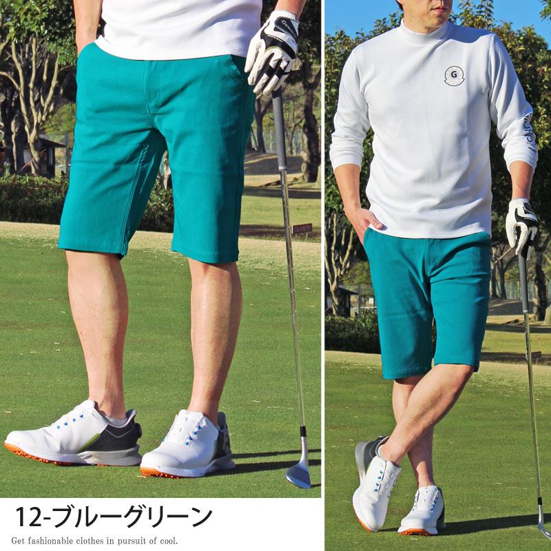 ゴルフパンツ メンズ ハーフパンツ ショートパンツ ゴルフウェア