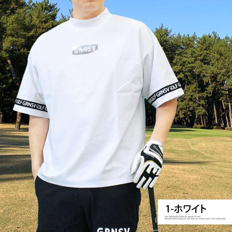 ゴルフウェア モックネックシャツ メンズ GIORNO SEVEN ジョルノセブン