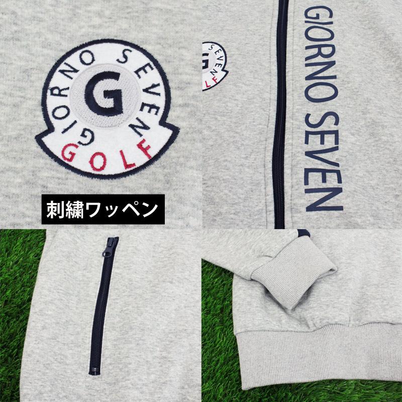 ゴルフウェア セットアップ 上下セット メンズ 暖裏起毛ボアフリース GIORNO SEVEN ジョルノセブン ゴルフパンツ  ジャケット ブルゾン ロゴ 刺繍 ライン 秋冬 | ブランド登録なし | 13