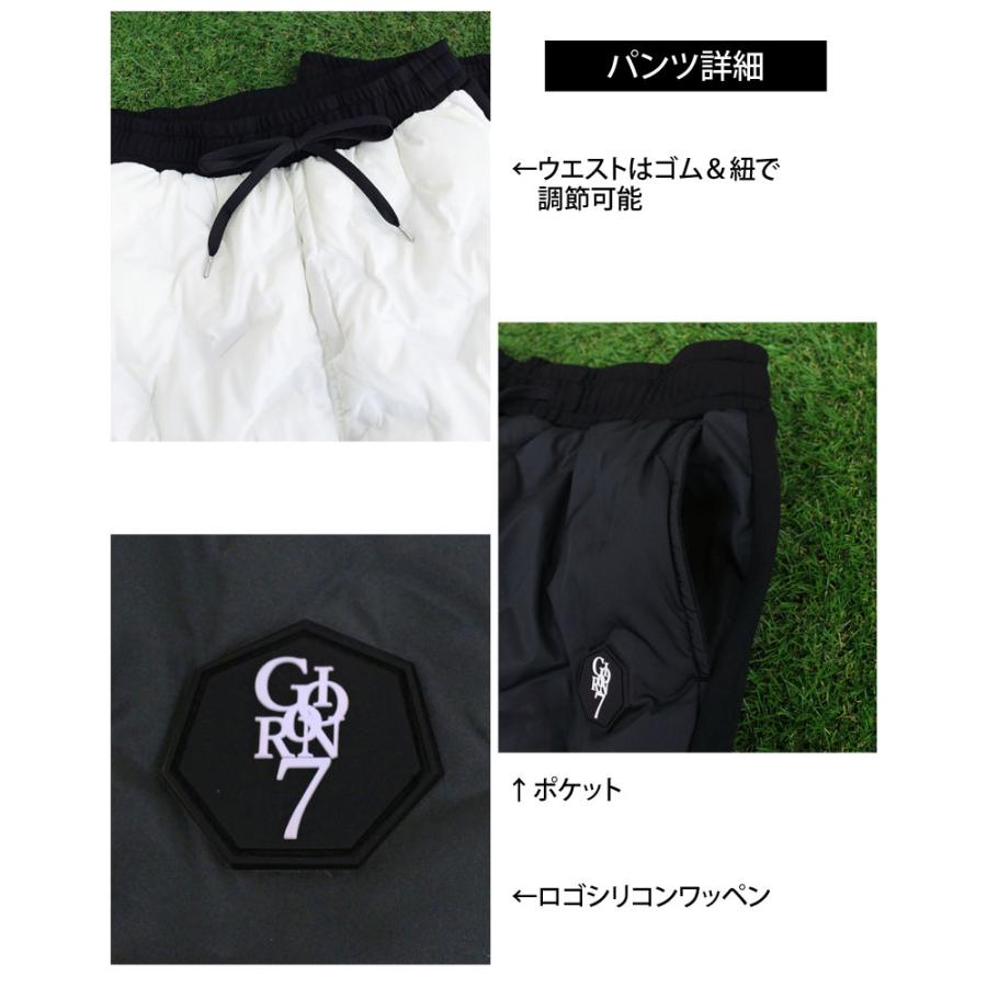 ゴルフダウン 上下セットアップ メンズ ゴルフウェア GIORNO SEVEN