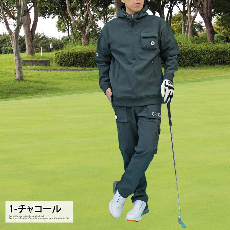 ゴルフ 上下セットアップ メンズ ゴルフウェア GIORNO SEVEN ジョルノセブン 多機能2WAY ジャケット ゴルフパンツ パーカー 裏暖 秋冬 | ブランド登録なし | 06