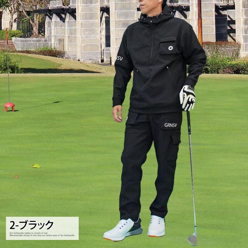 ゴルフ 上下セットアップ メンズ ゴルフウェア GIORNO SEVEN ジョルノセブン 多機能2WAY ジャケット ゴルフパンツ パーカー 裏暖 秋冬 | ブランド登録なし | 09