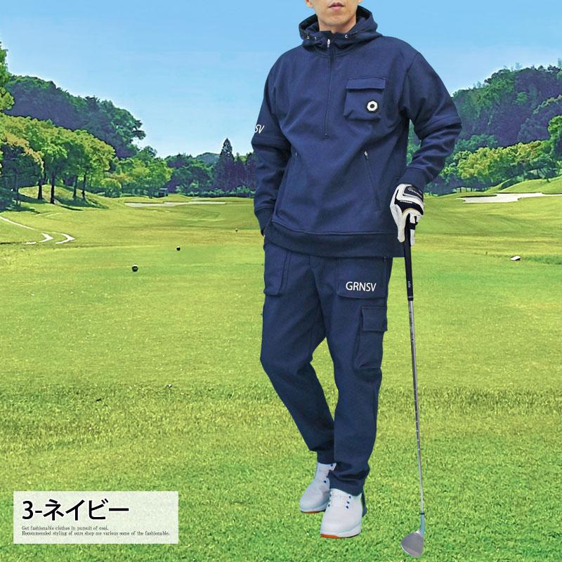 ゴルフ 上下セットアップ メンズ ゴルフウェア GIORNO SEVEN ジョルノセブン 多機能2WAY ジャケット ゴルフパンツ パーカー 裏暖 秋冬 | ブランド登録なし | 12