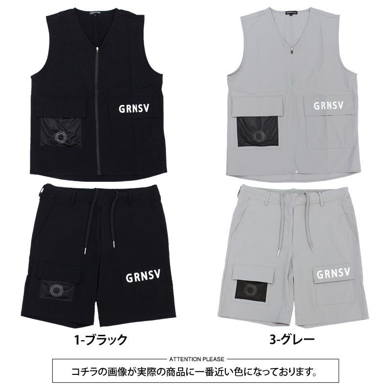 ゴルフセットアップ メンズ 多機能 上下セット ゴルフウェア GIORNO SEVEN ジョルノセブン ゴルフショートパンツ ベスト 春夏 | ブランド登録なし | 19
