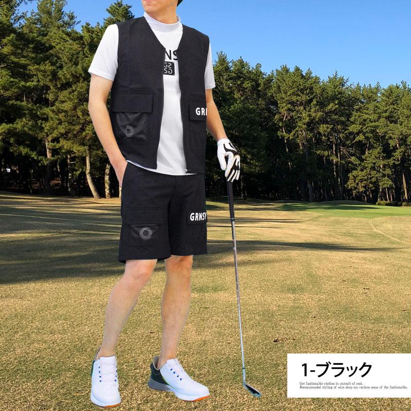 ゴルフセットアップ メンズ 多機能 上下セット ゴルフウェア GIORNO SEVEN ジョルノセブン ゴルフショートパンツ ベスト 春夏 | ブランド登録なし | 06