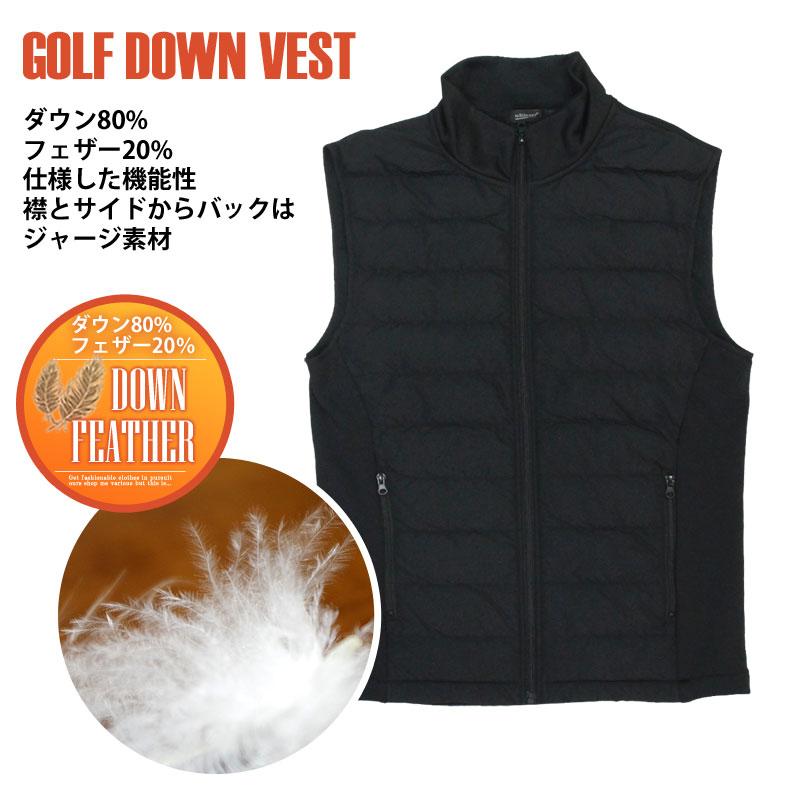 ゴルフウェア セットアップ メンズ 上下セット ダウンベスト ゴルフパンツ 暖か裏起毛ボア ストレッチジャージ アウター ジップアップ スポーツ 秋冬 | ブランド登録なし | 14