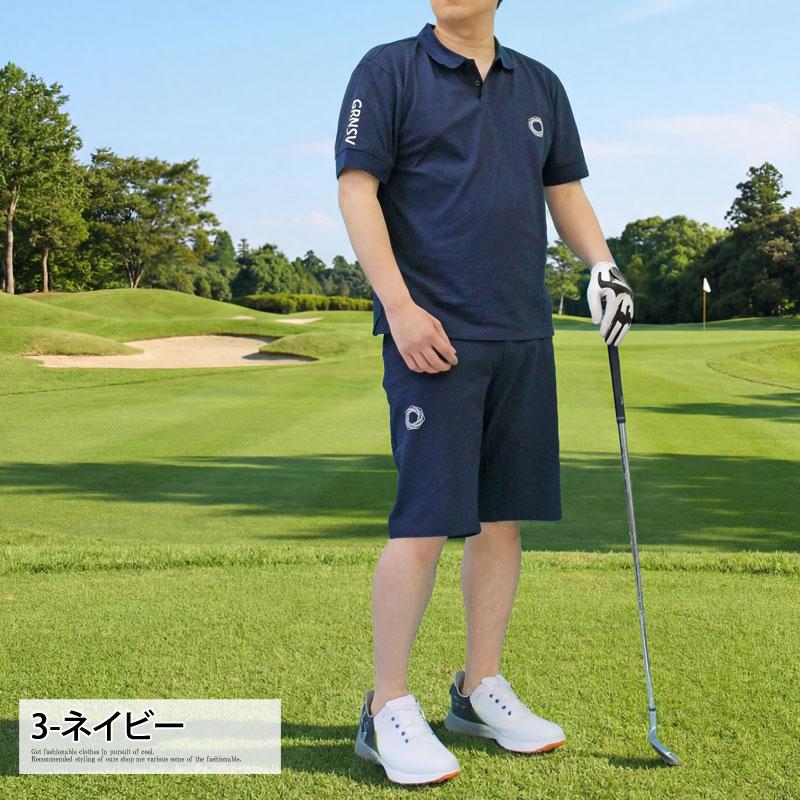ゴルフウェア セットアップ 上下 メンズ GIORNO SEVEN ジョルノセブン ゴルフポロシャツ ハーフパンツ ショートパンツ 半袖 春夏 COOLMAXかのこ素材 | ブランド登録なし | 16