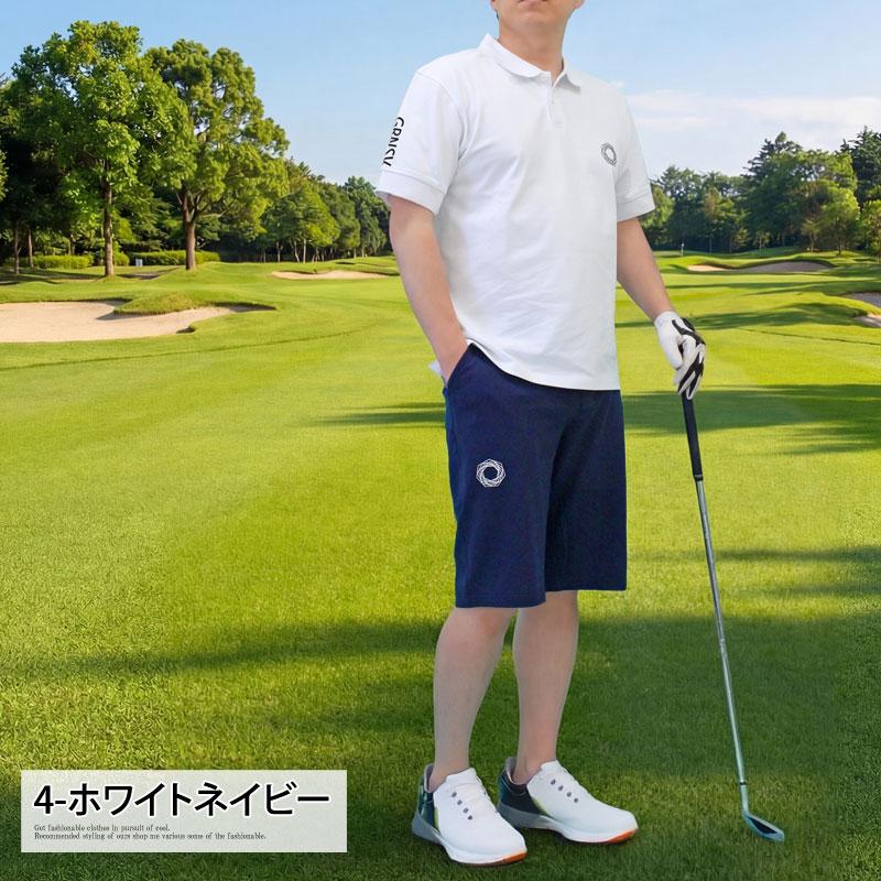 ゴルフウェア セットアップ 上下 メンズ GIORNO SEVEN ジョルノセブン ゴルフポロシャツ ハーフパンツ ショートパンツ 半袖 春夏 COOLMAXかのこ素材 | ブランド登録なし | 18