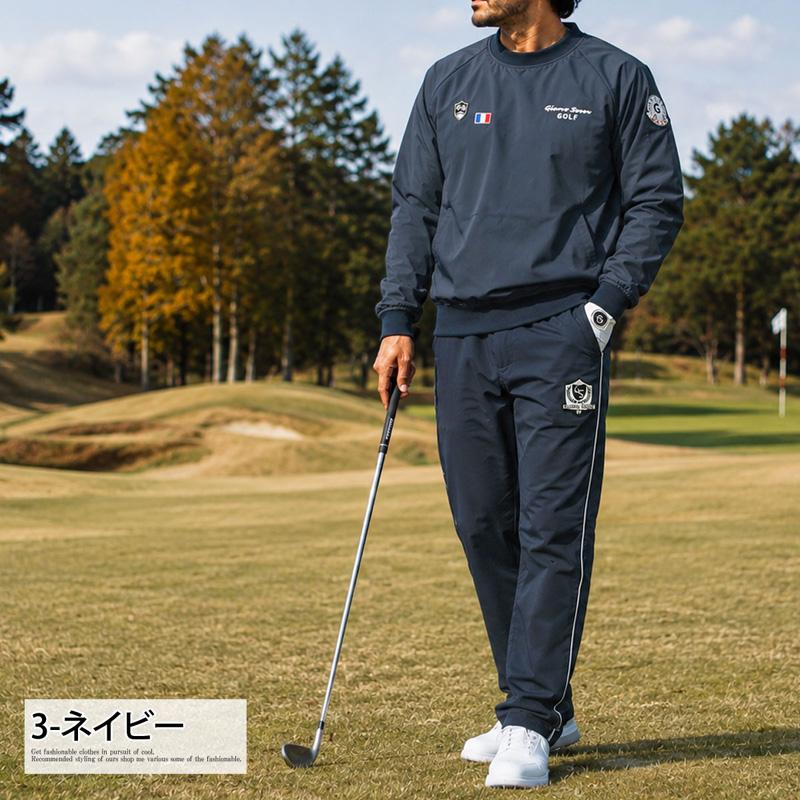 ゴルフウェア メンズ 上下セットアップ GIORNO SEVEN ジョルノセブン スニードジャック プルオーバー ブルゾン ジャケット ゴルフパンツ 秋冬 春夏 | ブランド登録なし | 10