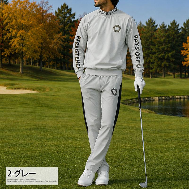 ゴルフウェア メンズ 上下セットアップ GIORNO SEVEN ジョルノセブン スニードジャック プルオーバー ブルゾン ジャケット ゴルフパンツ 秋冬 春夏 | ブランド登録なし | 09