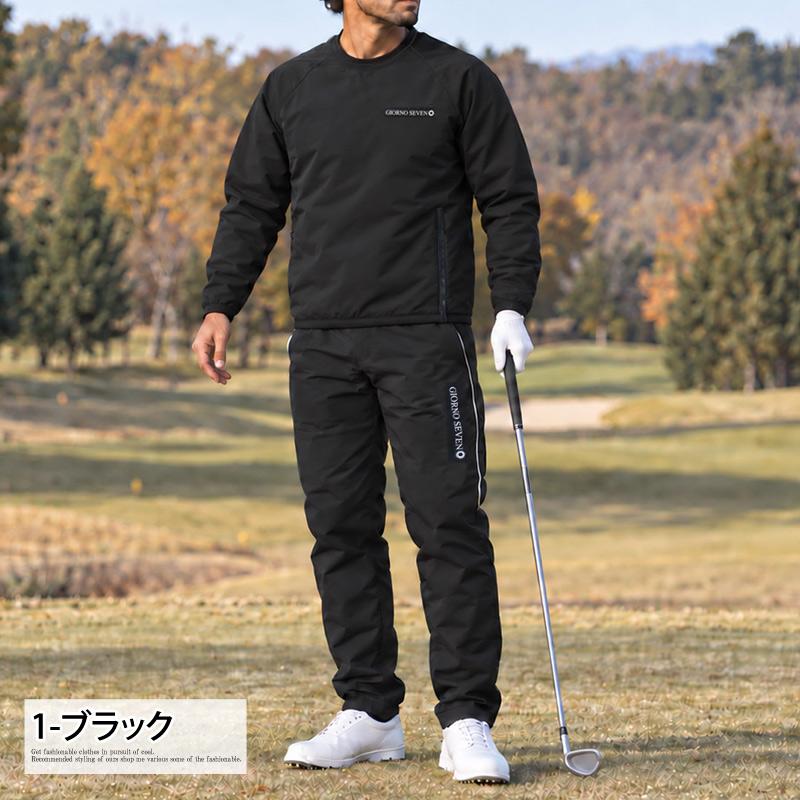 ゴルフ 中綿セットアップ上下 メンズ ゴルフウェア 中綿スニードジャックプルオーバー 中綿ゴルフパンツ GIORNO SEVEN ジョルノセブン アウター ブルゾン 秋冬 | ブランド登録なし | 07