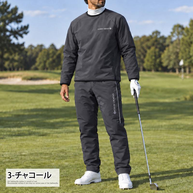 ゴルフ 中綿セットアップ上下 メンズ ゴルフウェア 中綿スニードジャックプルオーバー 中綿ゴルフパンツ GIORNO SEVEN ジョルノセブン アウター ブルゾン 秋冬 | ブランド登録なし | 12