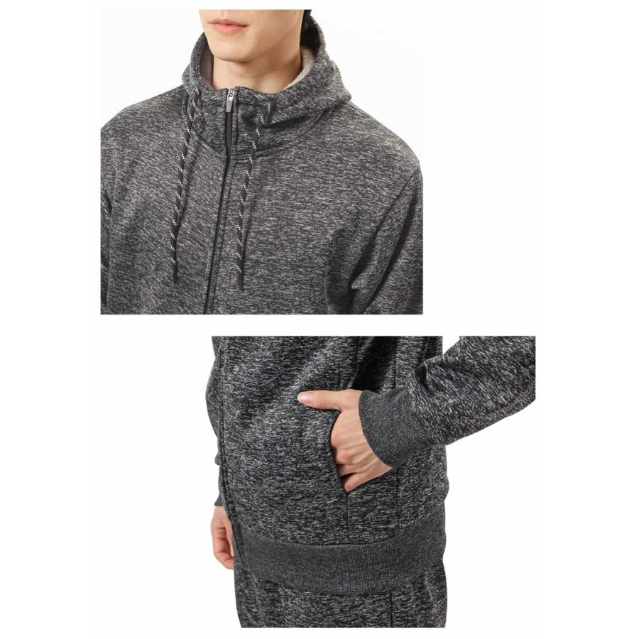 スウェット メンズ ジップアップパーカー ジョガーパンツ セットアップ 男女兼用 ユニセックス シャギーフリース ボンディング あったか素材 無地 ルームウェア | ブランド登録なし | 11