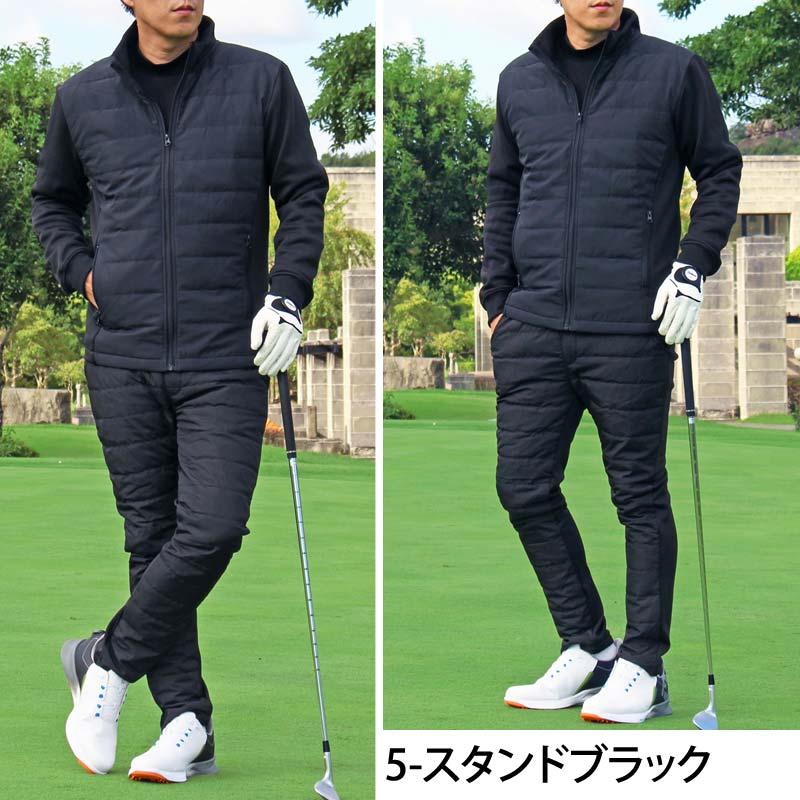 ゴルフウェア セットアップ メンズ 上下セット ダウンジャケット ゴルフパンツ 暖か裏起毛ボア ストレッチジャージ アウター ジップアップ スポーツ 秋冬 | ブランド登録なし | 17