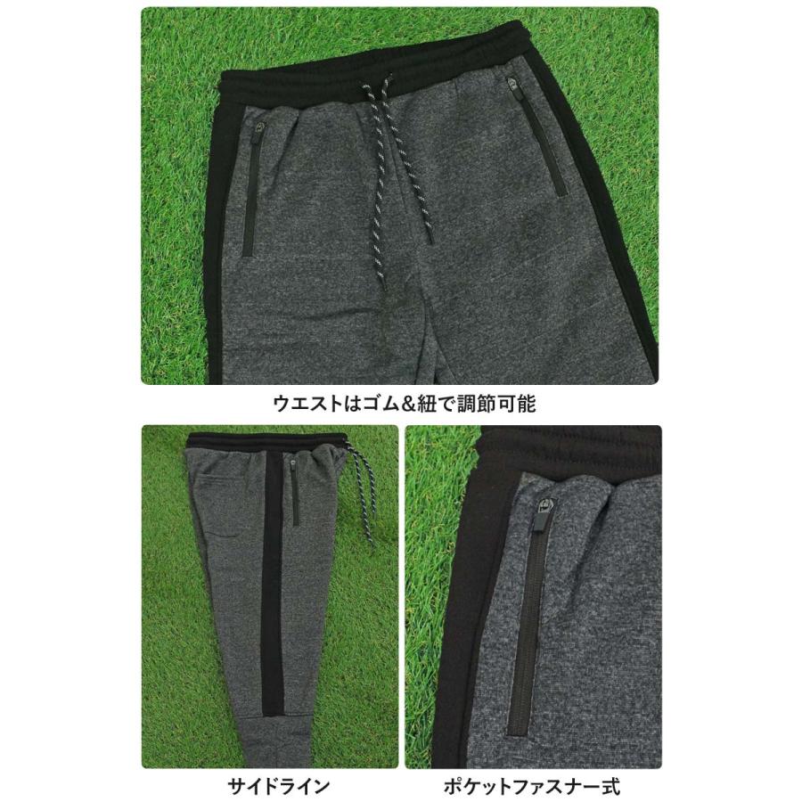 ゴルフウェア セットアップ メンズ 上下セット 暖かい 裏起毛 ニットフリース ゴルフパンツ ストレッチ ジャケット ブルゾン ジョガーパンツ 秋冬 | ブランド登録なし | 14