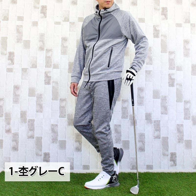 ゴルフウェア セットアップ メンズ 上下セット ジャージ ゴルフパンツ ジップアップ スタンドジャケット イージーパンツ ブルゾンストレッチ スポーツ | ブランド登録なし | 10