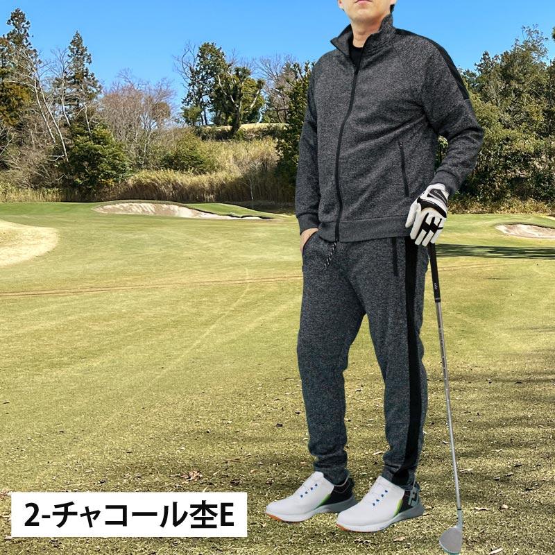 ゴルフウェア セットアップ メンズ 上下セット ジャージ ゴルフパンツ ジップアップ スタンドジャケット イージーパンツ ブルゾンストレッチ スポーツ | ブランド登録なし | 07