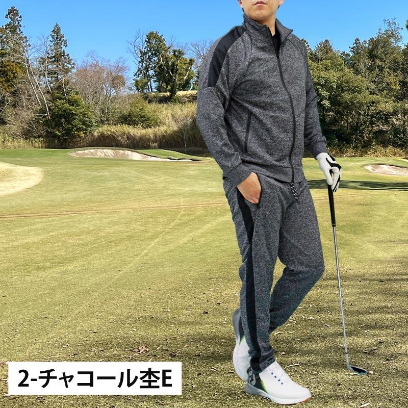 ゴルフウェア セットアップ メンズ 上下セット ジャージ ゴルフパンツ ジップアップ スタンドジャケット イージーパンツ ブルゾンストレッチ スポーツ | ブランド登録なし | 08