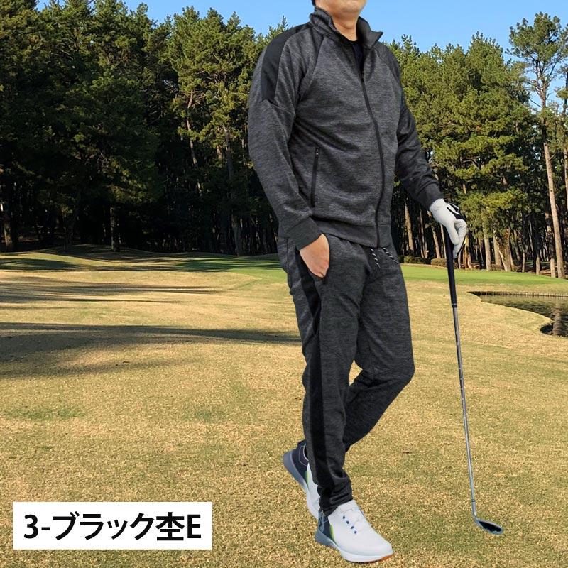 ゴルフウェア セットアップ メンズ 上下セット ジャージ ゴルフパンツ ジップアップ スタンドジャケット イージーパンツ ブルゾンストレッチ スポーツ | ブランド登録なし | 09