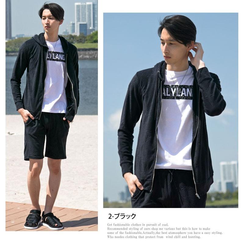 セットアップ メンズ 上下セット パーカー ハーフパンツ ショート